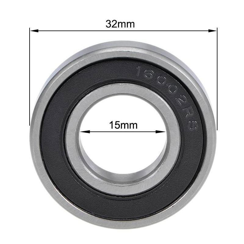 16002-2RS Thin wal Deep Groove Ball Bearing 15x32x8mm 3