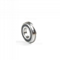 F6200-2RS Flanged Deep groove Ball Bearing 10x30x9mm