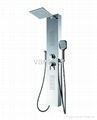 stainless steel poshing shower panel  8220C 1