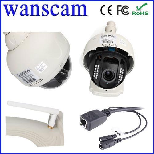 Outdoor Dome PTZ IP Wireless Camera 4