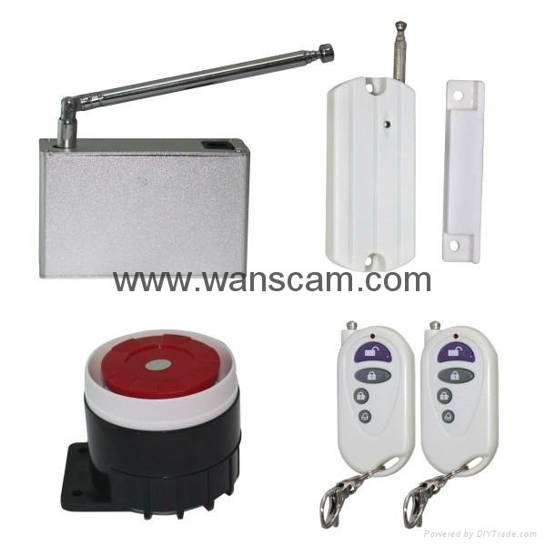 Remote Controller Infrared Detector Alarm Whistle  Wireless linkage Box & IP Cam 2