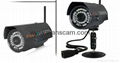 Wireless CMOS M-JPEG Outdoor Waterproof Bullet IP Camera  4