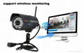 Wireless CMOS M-JPEG Outdoor Waterproof Bullet IP Camera  2