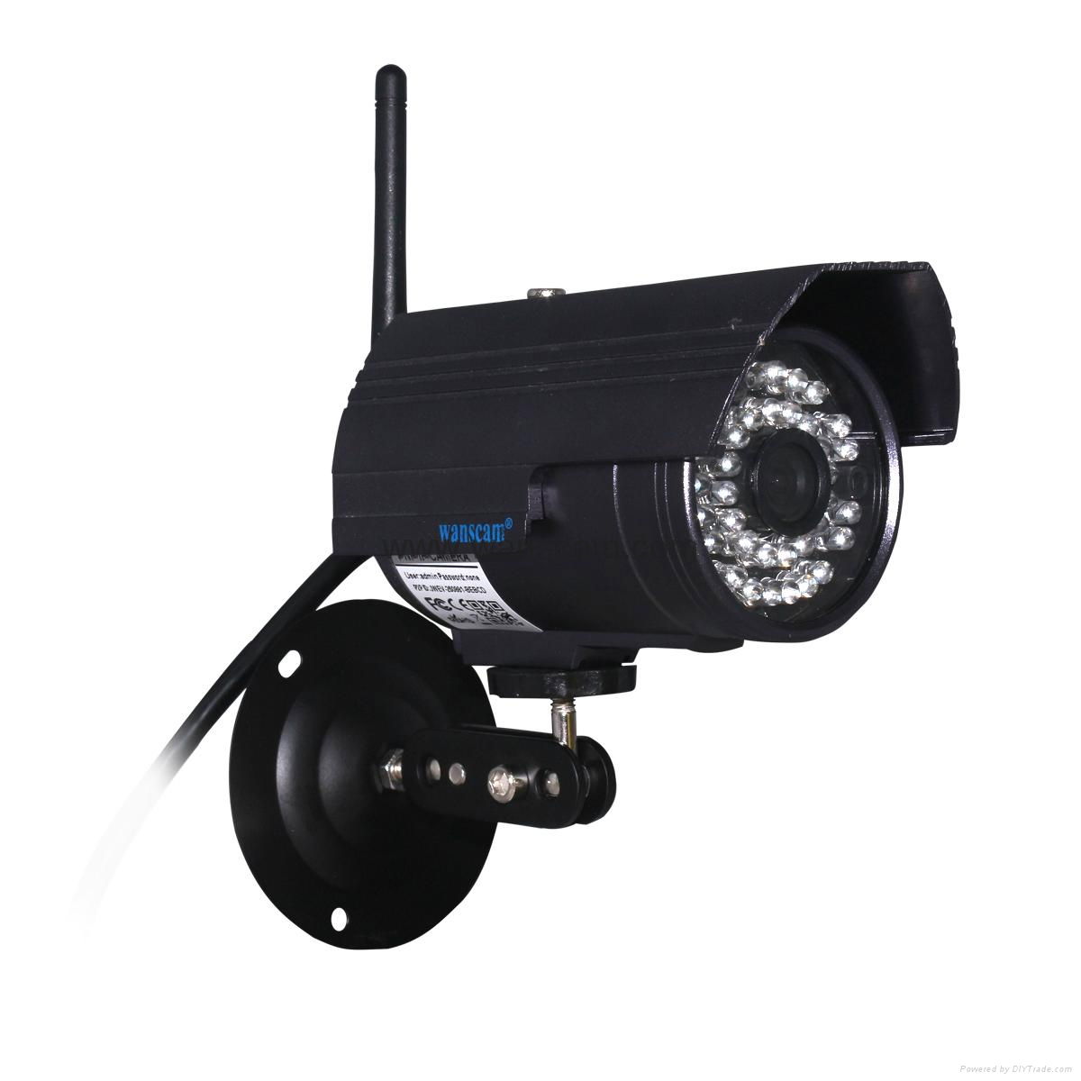 CMOS M-JPEG Wireless Day &Night Outdoor Waterproof Bullet IP  Camera 3