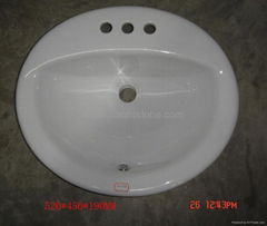 Pure whit ceramic sinks