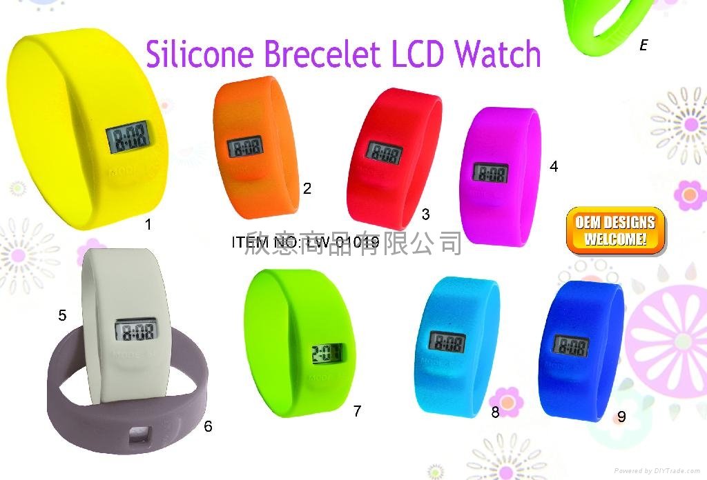 Silicone LCD Watch