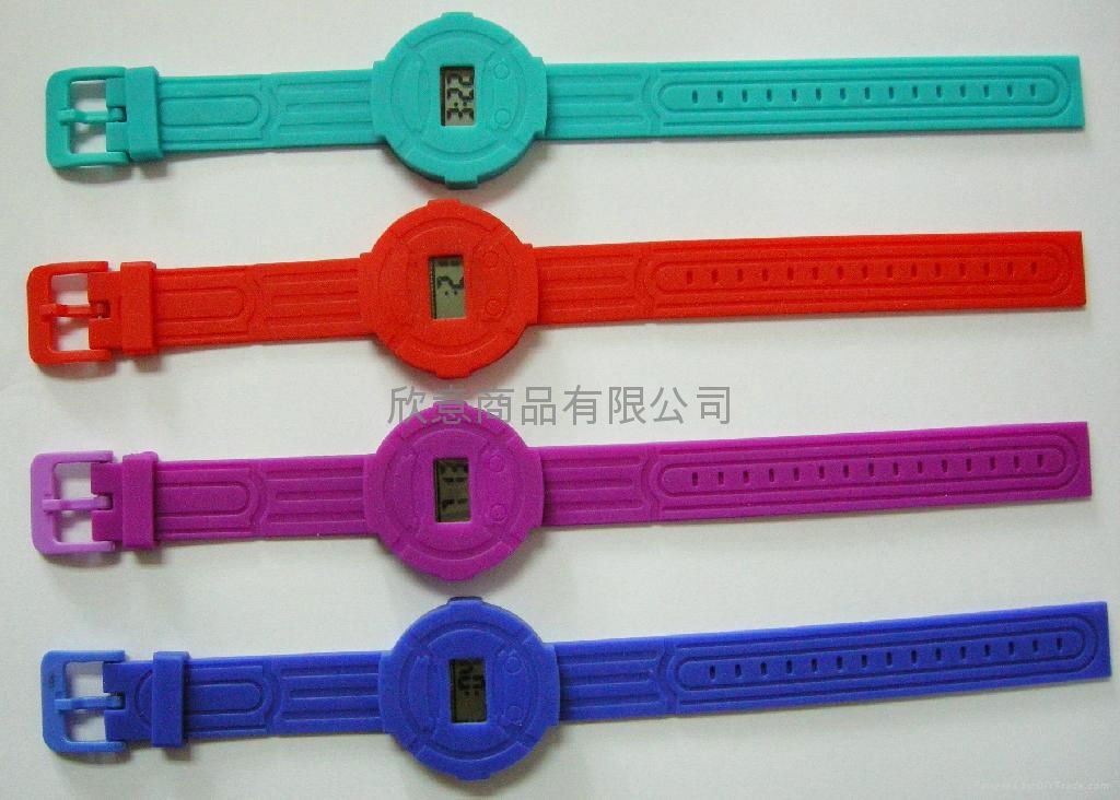 Silicone LCD Watch 2