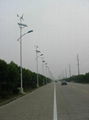 Wind and solar hybrid street lights 1