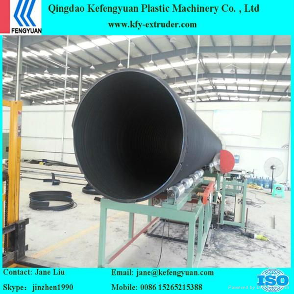 Steel Reinforced Compounded Winding Water Drainage Pipe Machine 3