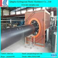 HDPE Polyurethane heat preservation pipe making line 1