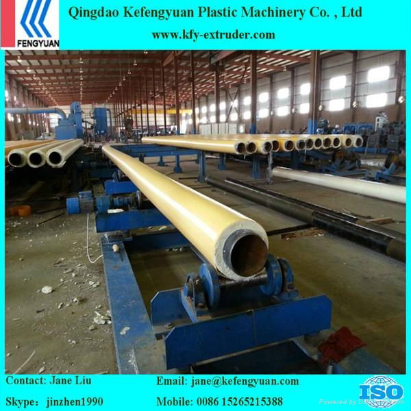 PE Heat Preservation PU foam Pipe Machine 3