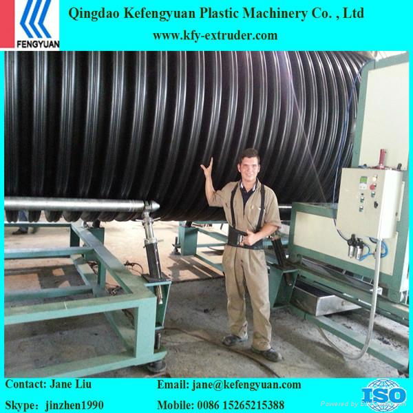 HDPE inner rib enhanced pipe making machine