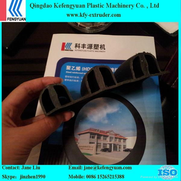 HDPE inner rib enhanced pipe making machine 3