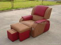 foot massage sofa with PU leather&cloth 2