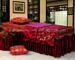 dark red No.001 high grade covers for massage table