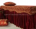 dark red No.001 high grade covers for massage table 4