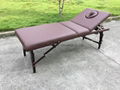 red brown beech MT-009-2H massage table 4