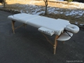 portable massage table with adjustable backrest and full accessories  4