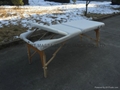 portable massage table with adjustable backrest and full accessories  11