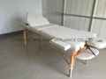 portable massage table with adjustable backrest and full accessories  13