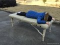 MT-007W white beech portable massage table，beauty bed 5