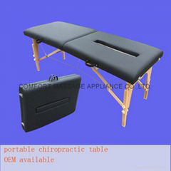 wooden chiropractic table MTL-013