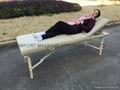 bleached beech MT-009-2W wooden massage table popular in japan 5