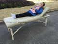 bleached beech MT-009-2W wooden massage table popular in japan