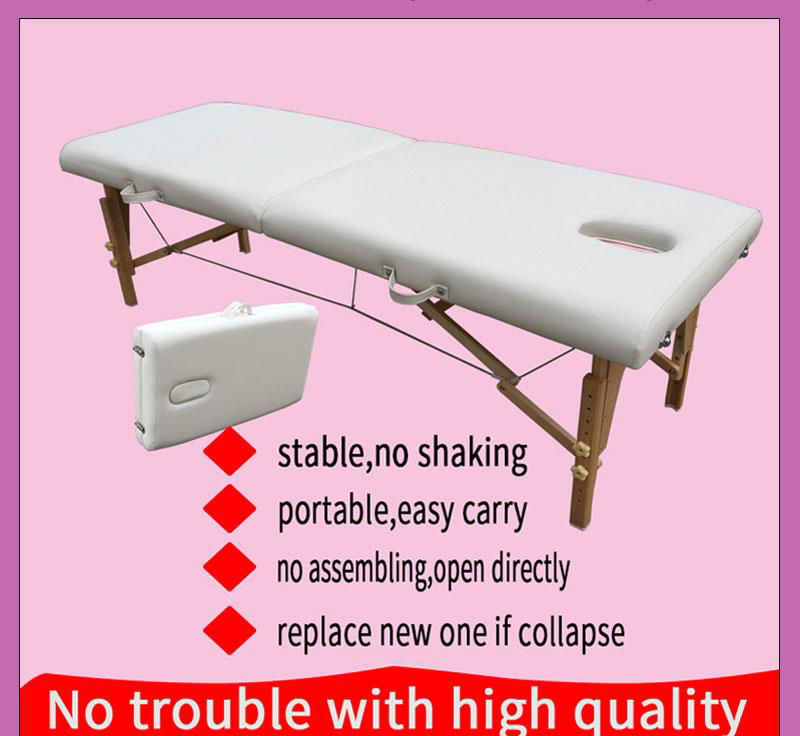 wooden portable massage table MT-003 3