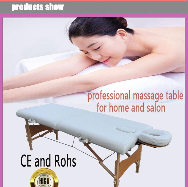 promotional portable massage table MT-006W with headrest
