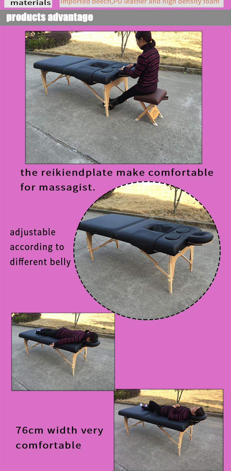 PW002 pregnant massage table massage bed comfortable (China