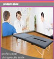 wooden chiropractic table massage table