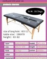 wooden chiropractic table massage table massage bed