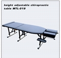 chiropractic table with adjustable height massage table examination table