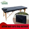 economy portable wooden massage table massage bed 2