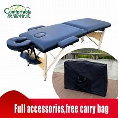 portable wooden massage table massage bed with full accessories (Hot Product - 1*)
