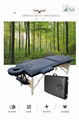 portable wooden massage table massage bed with full accessories