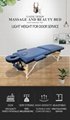 portable wooden massage table massage bed with full accessories 13