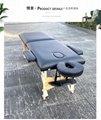 portable wooden massage table massage bed with full accessories