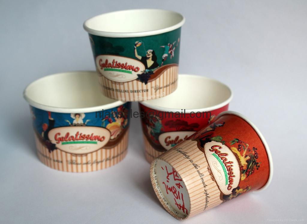 Disposable Ice Cream Paper Cup 4