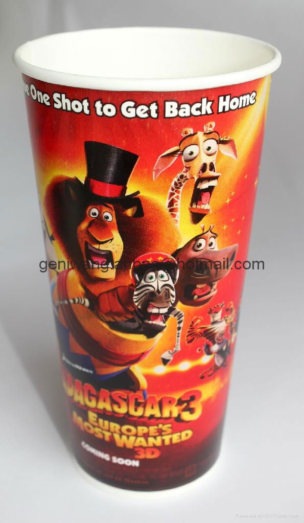 32oz Cold Drinking Coke Paper Cups