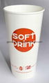 32oz Cold Drinking Coke Paper Cups 3