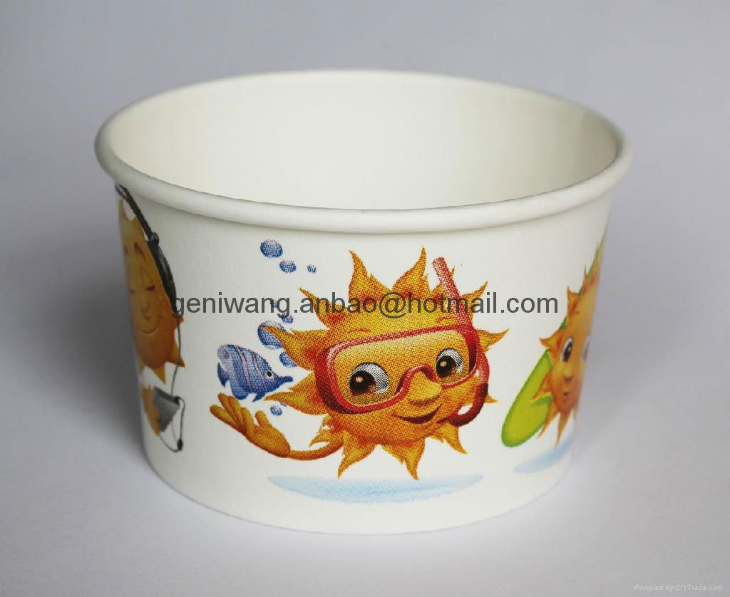 Eco-Friendly Frozen Yogurt Paper Cups 4