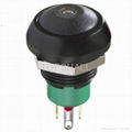 12mm plastic led push button/led switch/illuminated switch 5