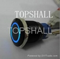 Alloy push button switch/black plated metal push button switch