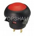 IP68 waterproof plastic momentary button/momentary push switch/reset switch