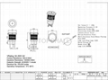 19mm waterproof push switch/waterproof push button switch