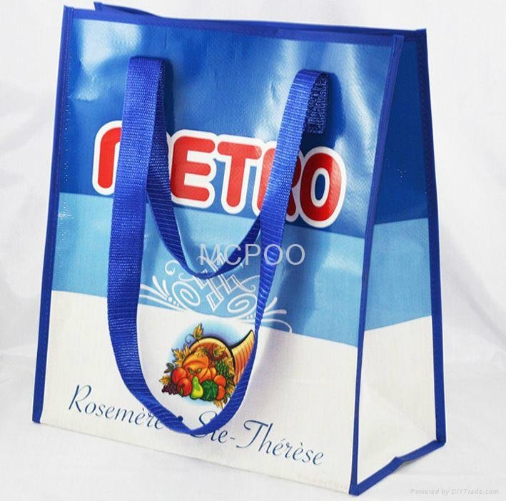 PE woven laminated promotional bag 2