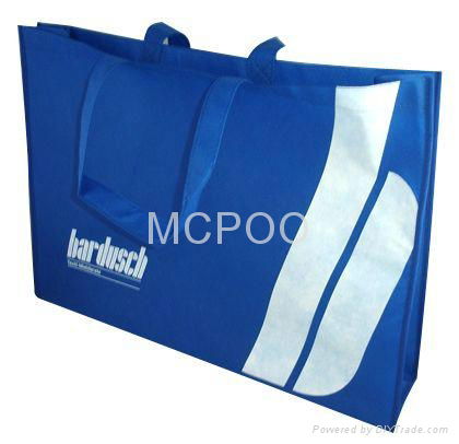 non woven laminated shop bag colorful printing giveaway  ads bag 3