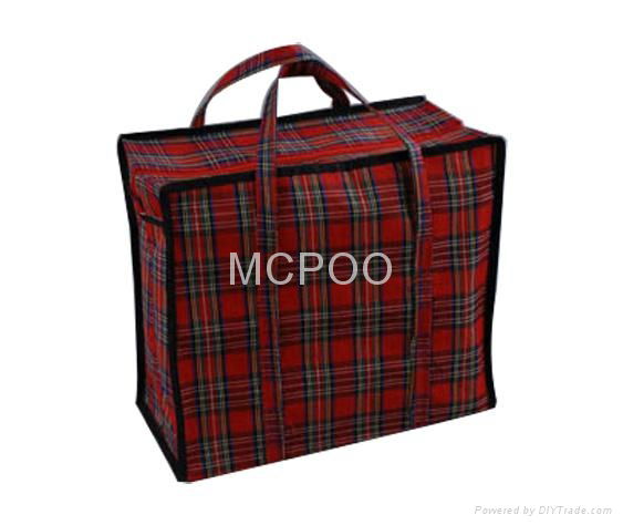 pu leather travel bag  zipper package bag 4